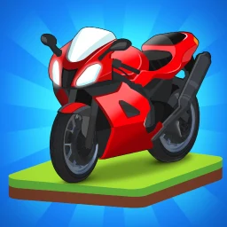 Merge Bike game Idle Tycoon のアイコン