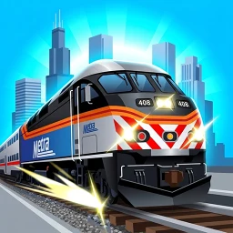 أيقونة Chicago Train: Idle Tycoon